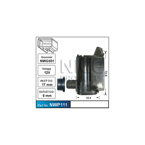 Nice  Windscreen Washer Pump    NWP111 NWP111