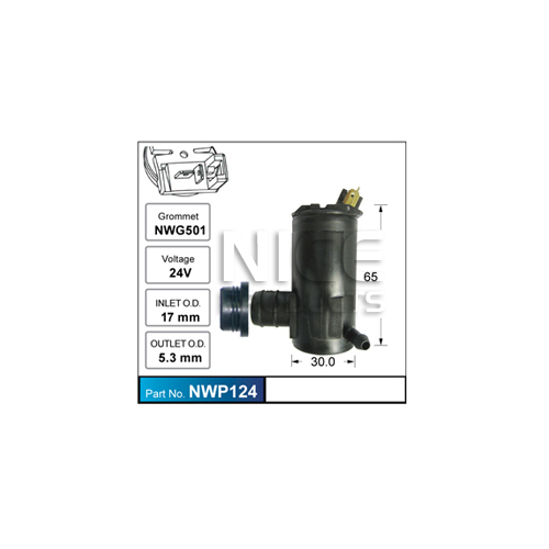 Nice  Windscreen Washer Pump    NWP124 NWP124