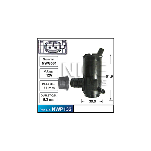 Nice  Windscreen Washer Pump    NWP132 NWP132