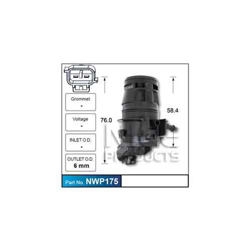 Nice Windscreen Washer Pump NWP175