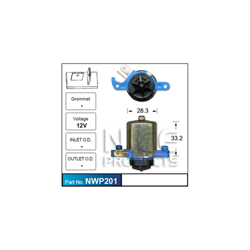 Nice  Windscreen Washer Pump    NWP201 NWP201
