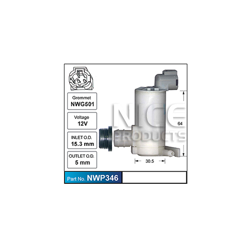 Nice  Windscreen Washer Pump    NWP346 NWP346