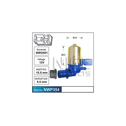 Nice  Windscreen Washer Pump    NWP354 NWP354
