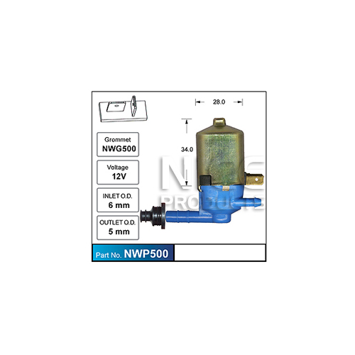 Nice  Windscreen Washer Pump    NWP500 NWP500
