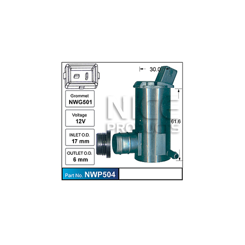 Nice Windscreen Washer Pump NWP504 NWP504