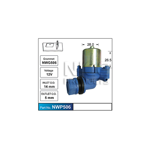 Nice  Windscreen Washer Pump    NWP506 NWP506