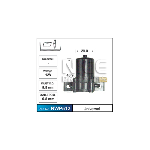 Nice Windscreen Washer Pump NWP512 NWP512