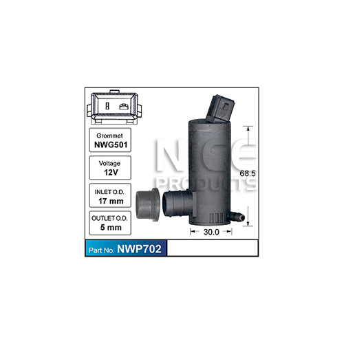 Nice  Windscreen Washer Pump    NWP702 NWP702