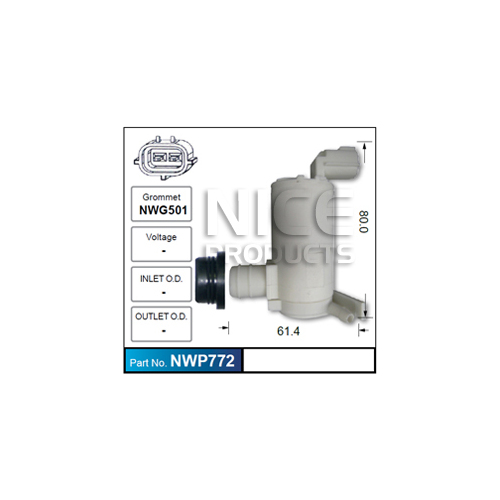 Nice  Windscreen Washer Pump    NWP772 NWP772