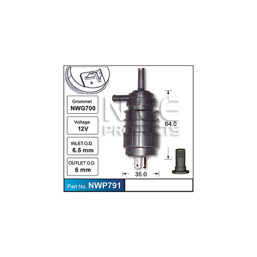 Nice  Windscreen Washer Pump    NWP791 NWP791