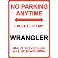 Metal Sign - "NO PARKING EXCEPT FOR MY VOYAGER"