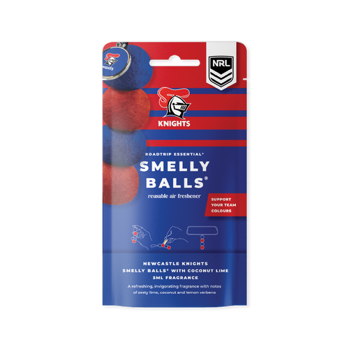 Smelly Balls Newcastle Knights Inspired Reusable Air Freshener Starter Set NRL445AG