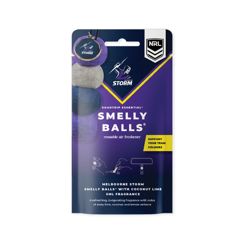 Smelly Balls Melbourne Storm Inspired Reusable Air Freshener Starter Set NRL445AM