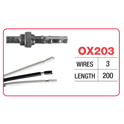 Goss Universal Oxygen Sensor 3 Wire OX203