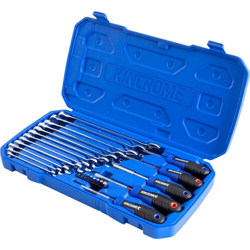 Kincrome 26 Piece Metric Combination Spanner And Bit Screwdriver Set P2109