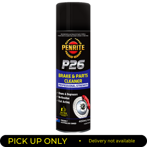 Penrite P26 Brakes & Parts Cleaner  400ml Aerosol  P26BAPC0004 