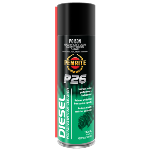 Penrite P26 Diesel Foaming Intake Cleaner  130ml  P26DSLAIC000130 