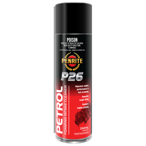 Penrite P26 Petrol Foaming Intake Cleaner  240ml  P26PETAIC000240 
