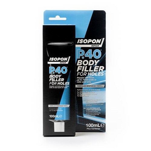 Isopon Body Filler For Holes - 100mL P40/100