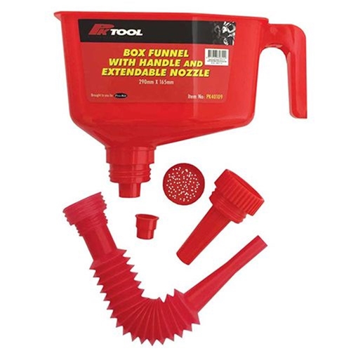 PKTool Box Funnel With Nozzles And Accessories PK40109