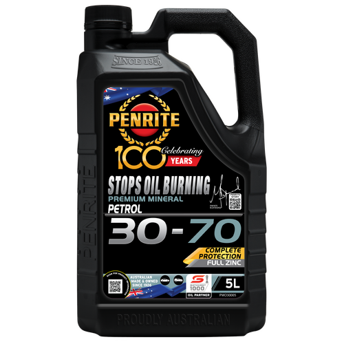 Penrite Stops Oil Burning Mineral Oil 5l 30w70 PMO30005