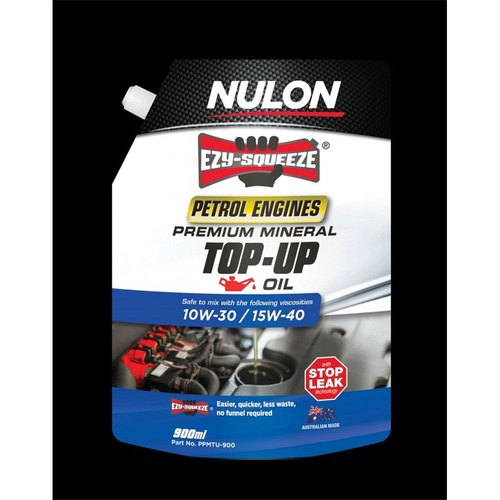 Nulon Petrol Engine Premium Mineral Top-Up Oil 900ml PPMTU-900