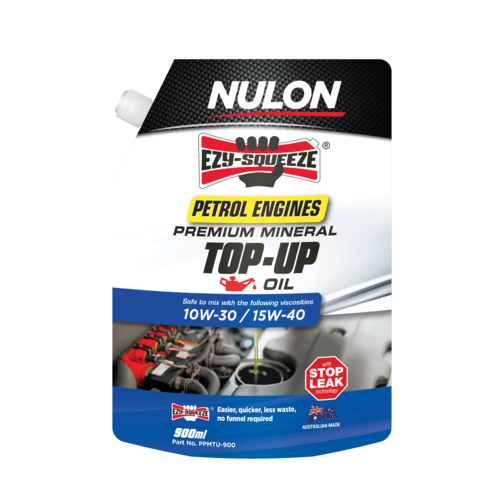 Nulon Ezy-squeeze Top-up Engine Oil Mineral Petrol Engines 900mL PPMTU-900