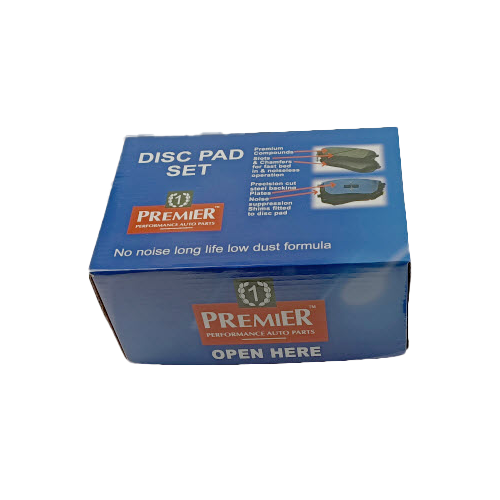 Premier Front Semi metallic Brake Pads Quiet Operation Long