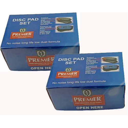 Premier Front & Rear Brake Pad Set DB1199 DB1200 PR1199-PR1200