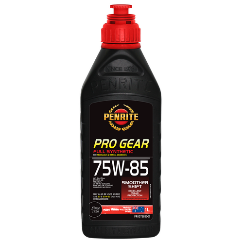 Penrite Pro Gear Full Synthetic Transaxle & Gearbox Oil 1l 75w85 PROG7585001