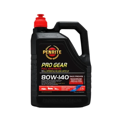 Penrite Pro Gear Full Synthetic Differential Including LSD Oil 80W-140 2.5L PROG801400025