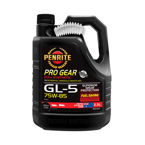 Penrite Pro Gear Gl-5 Full Synthetic Gear Oil  2.5l 75w85 PROGL50025 