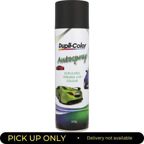Dupli-Color Touch Up Paint Spray Matt Black 340g Aerosol PS112