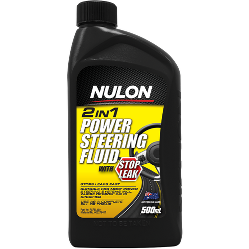 Nulon Power Steering Fluid & Stop Leak 500mL PSFSL450