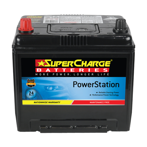 Supercharge Power Station 12V Automotive Battery 500CCA (PSN55D23R)
