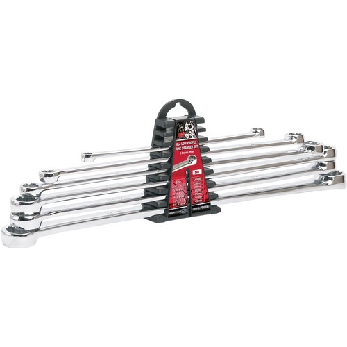 PK Tool 6 Piece Flat Box End Sae Ring Spanner Set PT10191