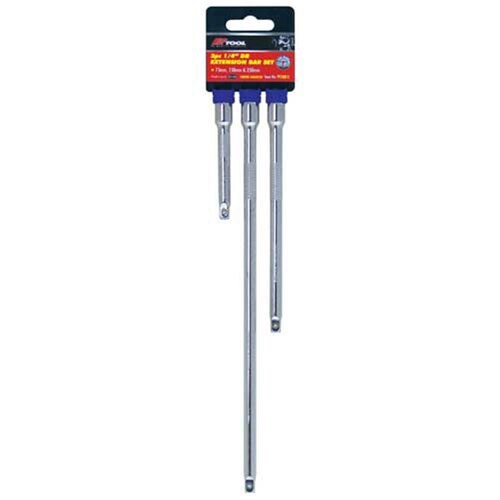 PK Tool Socket Extension Bar Set - 3 Piece 1/4" Drive PT10812