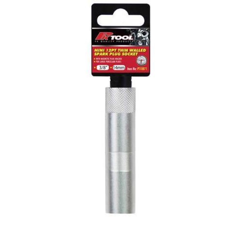 PK Tool Socket 3/8 Dr 14mm Spark Plug Magnetic Long Thin PT10871