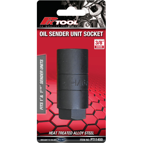 PK Tool Socket 3/8inch Dr Oil Pressure Switch 1-1/16inch PT11450