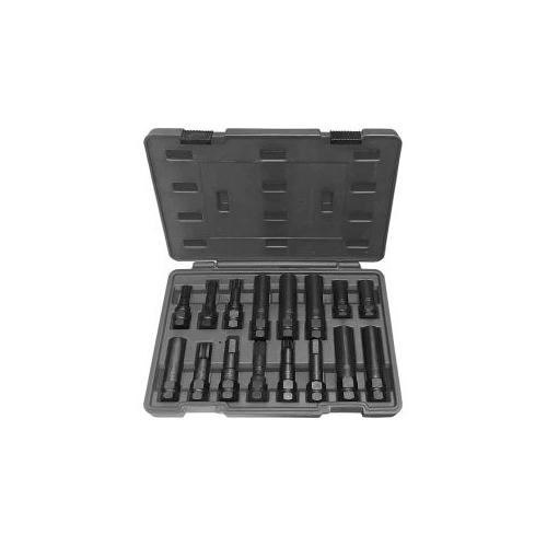 PK Tool 16pc Anti-Theft Wheel Lock-Nut Socket Set PT12511