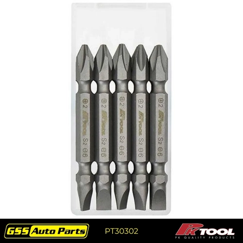 PK Tool Screwdriver Bits 10pc Phillips Blade 8mm 65mm Long PT30302