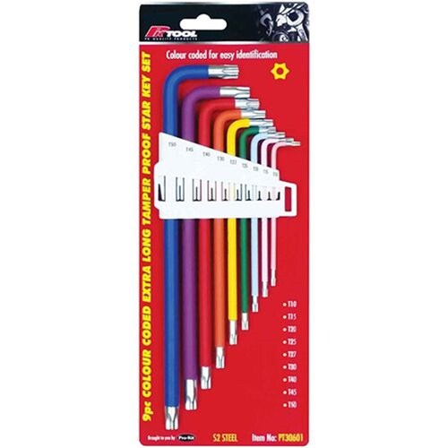PK Tool 9 Piece Star Key Set PT30601