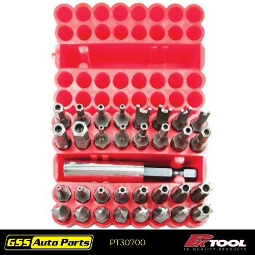 PK Tool 33 Piece Security Bits Set PT30700