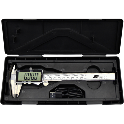 PK Tool Digital Rechargeable Vernier Caliper 150mm Steel PT40820