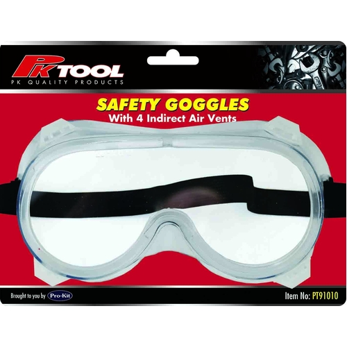 PK Tool Safety Goggles With 4 Indirect Air Vents PT91010