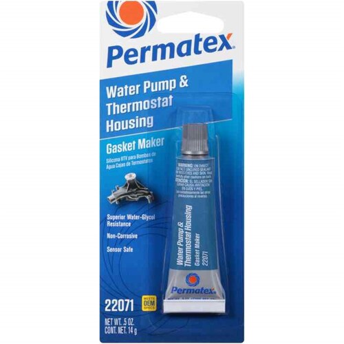Permatex Water Pump and Thermostat Housing RTV Silicone Gasket Maker 14g - 22071