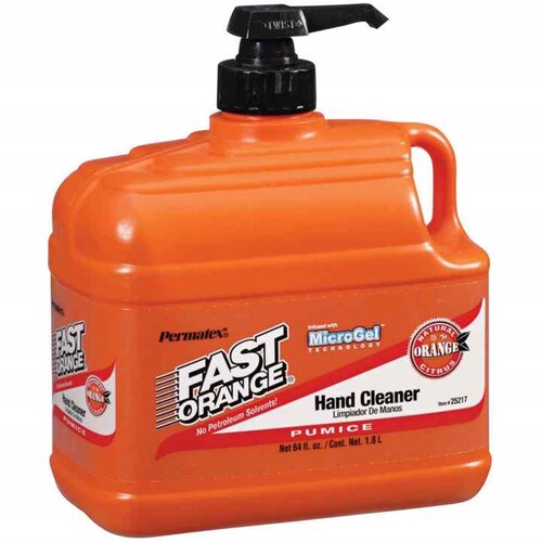 Permatex Fast Orange Pumice Lotion Hand Cleaner with Pump - 1.8L (25217)