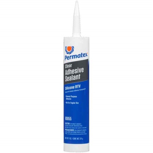 Permatex Clear RTV Silicone Adhesive Sealant - 311g (80855)