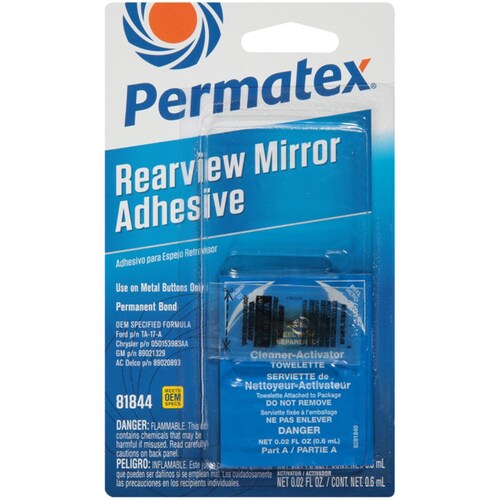 Permatex Rearview Mirror Adhesive 2-Part Kit 0.3+0.6mL - 81844