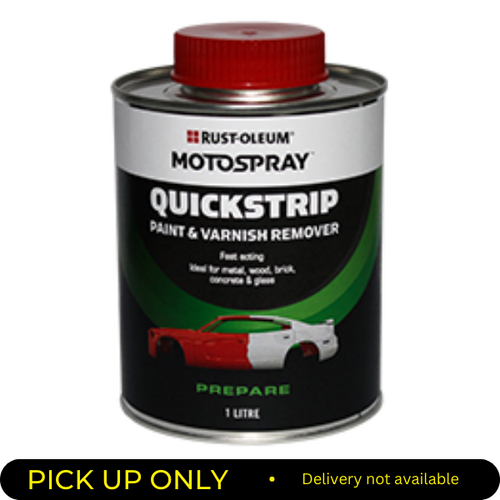 Rustoleum  Motospray Quickstrip Paint Stripper Black 1L  QS1 QS1 